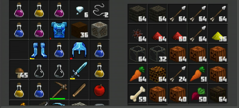 planet of cubes, survival craft, chest, clans
