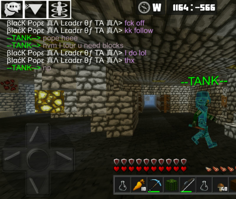 planet of cubes, survival craft, chest, clans