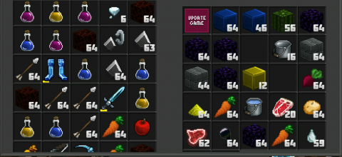 planet of cubes, survival craft, chest, clans