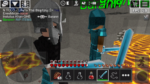 planet of cubes, survival multiplayer, survival craft, minecraft free