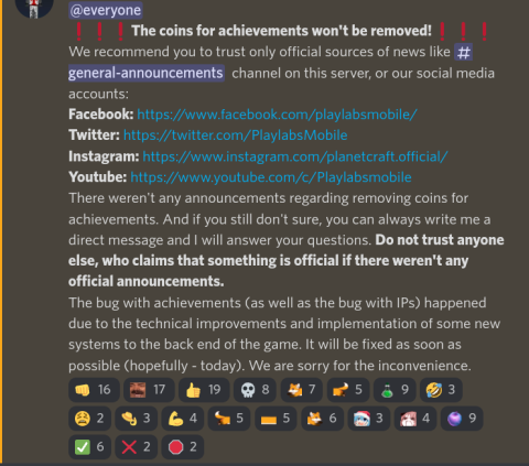 Announcement